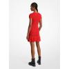 imageMichael Kors Womens Smocked Mini DressCrimson