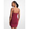 imageMichael Kors Womens Straight Neck Cami Mini DressDeep Mulberry