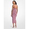 imageMichael Kors Womens Stripe Midi Tank DressDeep Mulberry