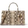 imageMichael Kors Scarlett Medium SatchelAntique Goldtone HardwareNatural