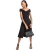imageMichael Kors Womens Off Shoulder Midi DressBlack