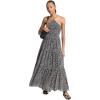 imageMichael Kors Womens Smock Halter Neck Maxi DressTaupe
