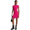 imageMichael Kors Womens Smocked Mini DressWildberry