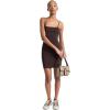imageMichael Kors Womens Straight Neck Cami Mini DressChocolate