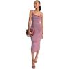 imageMichael Kors Womens Stripe Midi Tank DressDeep Mulberry