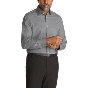 imageMichael Kors Mens Dress Shirt Ultra Wrinkle Free Stretch Regular FitCharcoal