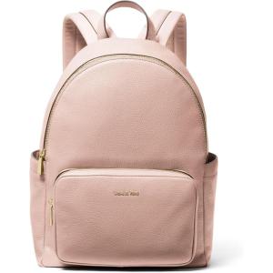 imageMichael Kors Tanner Large Backpack GoldTone HardwareBlackSoft Pink