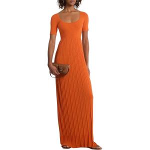 imageMichael Kors Womens Empire Maxi DressLorange