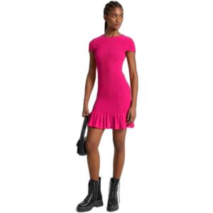 imageMichael Kors Womens Smocked Mini DressWildberry