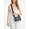 imageMichael Kors Bryant Medium Double Zip Chain Camera Crossbody BagSilvertone HardwareMk2000 PrintBlack