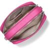 imageMichael Kors Bryant Medium Double Zip Chain Camera Crossbody BagSilvertone HardwareWild Berry