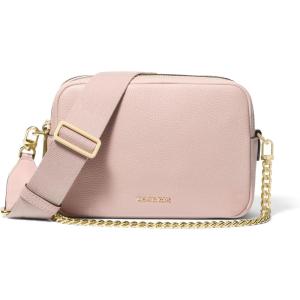 imageMichael Kors Bryant Medium Double Zip Chain Camera Crossbody BagGoldtone HardwareSoft Pink