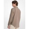 imageMichael Kors Mens Long Sleeve Two Pocket Crepe ShirtChestnut