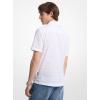 imageMichael Kors Mens Short Sleeve Voile Dobby Check Camp ShirtWhite