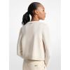 imageMichael Kors Womens Merino Button Down CardiganSoft Ecru