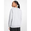 imageMichael Kors Womens Mk Embossed Logo Crew SweatshirtGrey