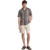 imageMichael Kors Mens Short Sleeve Relaxed Fit Python Camp Collar ShirtBlack