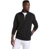 imageMichael Kors Mens Solid Textured Quarter ZipBlack
