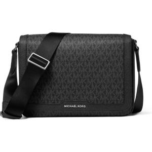 imageMichael Kors Hudson Flap CrossbodyGunmetalhardwareBlack