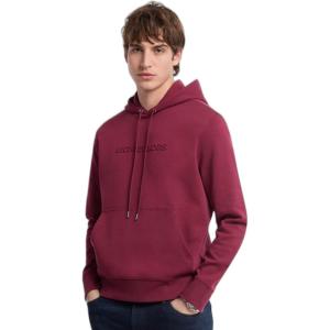 imageMichael Kors Mens Embossed Logo HoodieDeep Mulberry