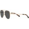 imageMichael Kors MK1045 San Diego Sunglasses Light GoldDark Grey Solid 56 mm