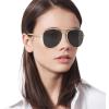 imageMichael Kors MK1045 San Diego Sunglasses Light GoldDark Grey Solid 56 mm