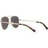 imageMichael Kors MK1045 San Diego Sunglasses Light GoldDark Grey Solid 56 mm