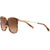 imageMichael Kors Womens MK2169 Avellino Square SunglassesAmber TortoiseBrown Gradient
