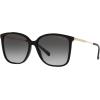 imageMichael Kors Womens MK2169 Avellino Square SunglassesBlackDark Grey Gradient