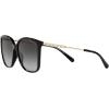 imageMichael Kors Womens MK2169 Avellino Square SunglassesBlackDark Grey Gradient