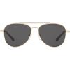 imageMichael Kors MK1045 San Diego Sunglasses Light GoldDark Grey Solid 56 mm