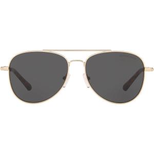 imageMichael Kors MK1045 San Diego Sunglasses Light GoldDark Grey Solid 56 mm