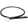 imageMichael Kors Womens 75 Inch Logo Skinny Belt Stylish Fashion Accessory for Everyday WearBlackSilver