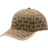 imageMichael Kors Womens Logo Baseball HatBeige Ebony