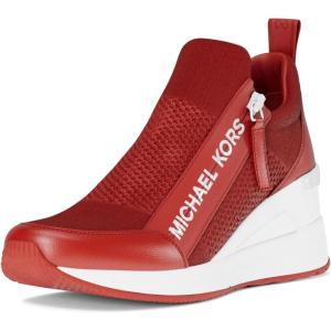 imageMichael Kors Womens Willis Wedge Trainer SneakerCrimson