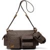 imageMichael Kors Dakota Bag CharmAntique Goldtone HardwareTonal Mk Signature Coated TwillBrown