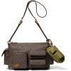 imageMichael Kors Dakota Bag CharmAntique Goldtone HardwareTonal Mk Signature Coated TwillPistachio