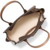 imageMichael Kors Hamilton Small Shoulder Tote with CharmGoldtone HardwareMk Signature Coated TwillBrownAcorn