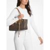 imageMichael Kors Hamilton Small Shoulder Tote with CharmGoldtone HardwareMk Signature Coated TwillBrownAcorn