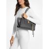 imageMichael Kors Hamilton Small Shoulder Tote with CharmGoldtone HardwareUrbino LeatherBlack