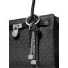 imageMichael Kors Hamilton Small Shoulder Tote with CharmSilvertone HardwareTonal Mk Signature Coated TwillBlack