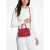 imageMichael Kors Laila Extra Small Crossbody Bag GoldTone HardwareEmbossed Goat LeatherCrimson