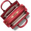 imageMichael Kors Laila Extra Small Crossbody Bag GoldTone HardwareEmbossed Goat LeatherCrimson