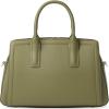 imageMichael Kors Laila Medium Satchel GoldTone HardwareEmbossed Goat LeatherPistachio