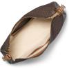 imageMichael Kors Nolita Medium Top Zip Convertible ShoulderGoldtone HardwareMk Signature Coated TwillBrownAcorn