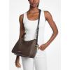 imageMichael Kors Nolita Medium Top Zip Convertible ShoulderGoldtone HardwareMk Signature Coated TwillBrownBlack