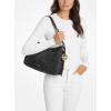 imageMichael Kors Nolita Medium Top Zip Convertible ShoulderGoldtone HardwareNubuck LeatherBlack