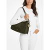 imageMichael Kors Nolita Medium Top Zip Convertible ShoulderGoldtone HardwareNubuck LeatherIvy