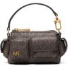 imageMichael Kors Dakota Bag CharmAntique Goldtone HardwareTonal Mk Signature Coated TwillBrown