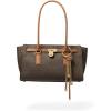 Gold-tone Hardware/Mk Signature Coated Twill/Brown/Acorn